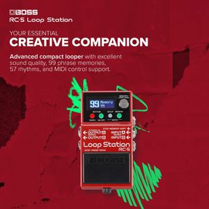 BOSS RC-5 Loop Station Guitar Pedal – Compact Looper Effects