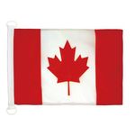 Canada NAUTICAL Flag 18'' x 12'' - Canadian flags 30 x 45 cm - Banner 12x18 in for boat - Drapeau Canada AZ FLAG