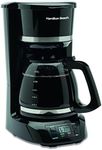 Hamilton Beach® 12 Cup Coffeemaker with Digital Clock, Black,43874