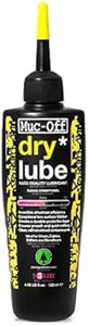 Muc-Off Dry Chain Lube, 4 fl oz - Bike Lube, Bike Chain Oil, Chain Wax for Dry Weather Conditions - Biodegradable Bike Lubricant and Bicycle Chain Oil