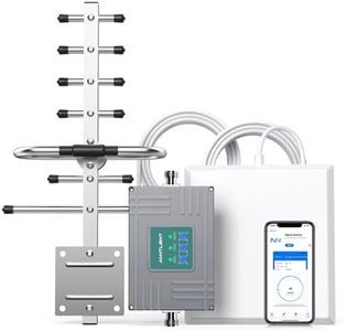 Cell Phone Booster for House Cottage - Boost 4G LTE 3G | High Gain Antennas Up to 4,500 sq ft | Designed for Bell, Rogers, Telus, Fido & More on Band 4/5/7 | ISED Approved