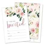 Floral Fill-in Invitations with Env