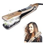 iGutech Hair Straighteners Flat Iron,Professional steam Hair Straightener, Anti-Scald Comb, Adjustable Temp and Auto-Off Function