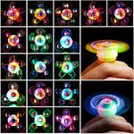 Mikulala Graduation Party Bag Fillers for Kids 24 Pack Light Up Rings Back to School Gifts LED Party Favours Glow in The Dark Party Supplies for Kids Birthday Christmas Gifts Party Prizes