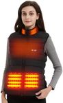 PTAHDUS Women's Heated Vest with Ba