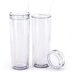 Maars Skinny Acrylic Tumbler with L