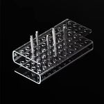 44 Holes Carts Display Stand Acrylic Pen Desk Organizer Stand Transparent Pen holder Pencils Markers Desk Stand Organizer Box Bins Pens Storage Rack Oil Cartridge Collection Finishing and Display