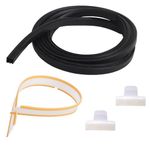 Wllead 154827601 Dishwasher Door Seal Combo Kit Compatible With Frigidaire Kenmore Electrolux & Sears Dishwasher, Kit Include Door Seal 154827601, Lower Seal 809006501, Splash Shield 154701001