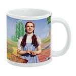 Wizard of Oz Dorothy Character Ceramic Coffee Mug, Novelty Gift Mugs for Coffee, Tea and Hot Drinks, 11oz, White