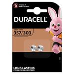 Duracell Specialty Type 357/303 Silver Oxide Battery (Pack of 2)