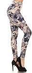 Leggings Depot Women's Relaxed-fit Jogger Track Cuff Sweatpants with Pockets for Yoga, Workout, Bloom Time, XL