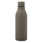 Generic Stainless Steel Sports Water Bottles Insulated Water Bottle, Small Mouth Water Bottle Outdoor Water Cup 18oz Double Wall Vacuum Water Bottle,BPA Free, Keep Cold and Hot Water Bottle (a-grey)