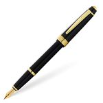 Cross Bailey Light Polished Black Resin and Gold Tone Fountain Pen