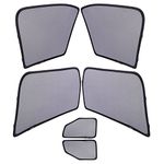 Able Sporty Half Car Sun Shade Curtains for BMW-3 SERIES-320D Set of 6