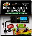 Zoomed Repti-Temp Digital Reptile Thermostat | Includes Attached DBDPet Pro-Tip Guide - Controls Terrarium temperatures, Heat mat, Heat Tape and More!