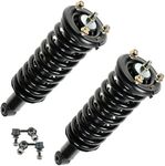 TRQ Front Suspension Kit Complete Strut & Coil Spring Assembly Sway Bar Stabilizer Link Compatible with 2005-2012 Nissan Pathfinder 2005-2015 Xterra 2009-2012 Suzuki Equator