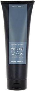 Lubrifiant Mixgliss Eau - Max - Texture Onctueuse et Effet Relaxant - Extra-Glissant - Nature - 250 ML