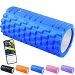 ROMIX Foam Roller for Deep Tissue Muscle Massage to Release Legs and Back Pain, Foam Rollers for Muscles, Ultra Durable Resistant Trigger Point Foam Roller Therapy, Crossfit Stretching, Pilates Yoga