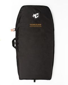Creatures of Leisure Bodyboard Icon Lite Cover, Heavy Duty 420D Fabric, Marine Grade Corrosion-Resistant Zips, Backpack Straps, Black Orange, 42"