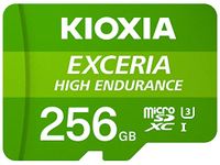 KIOXIA KLMHA256G Former Toshiba Memory MicroSDXC Card, 256 GB, Heavy Duty, Compatible with Drive Recorders, UHS-I, U3, V30, Class 10, Maximum Read Speed 100 MB/s, Authentic Product, Amazon.co.jp Model