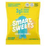 SmartSweets Sour Blast Buddies, Candy with Low Sugar (3g), Low Calorie, Plant-Based, Free From Sugar Alcohols, No Artificial Colours or Sweeteners, Pack of 12, New Juicy Recipe