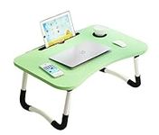 Meta Laptop Table having Cup Holder,Tablet space, Lap Tray, Lap desk Foldable Breakfast Tray for Sofa, Bed, Terrace, Balcony, Garden,Beach