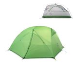 Naturehike Star River 2 Person Tent Double and Ultralight Tent Backpacking Waterproof Hiking Camping Tent 20D Green