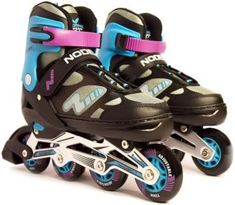 NODENS Adjustable Inline Roller Skates-Pack of 1 Pair (Medium (34-37), Supreme)