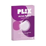 PLIX - THE PLANT FIX Acne Patch Transparent, Waterproof with 0.5% Salicylic Acid | Ultra-thin with 100% Hydrocolloid | For Pimple Skin | 2 Sizes |36 patches