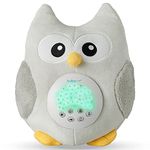 Baby Soother Cry Activated Sensor Toys Owl White Noise Sound Machine, Toddler Sleep Aid Night Light, Unique Baby Girl Gifts & Baby Boy Gifts, Woodland Baby Shower,Portable New Baby Gift Gender Neutral