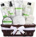 Gift Baskets for Women, Spa, Lily 10pc Set, Best Gift Idea for Women