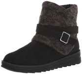 MUK LUKS Women's Natalie Naomi Fashion Boot, Black, 8