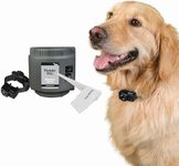 Premier Pet Wireless Dog Fence System - Circular Boundary, Adjustable Up to ½ Acre, Waterproof Collar with Tone and 5 Static Correction Levels, Expandable for Multiple Dogs, No Digging Required