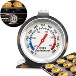 RIJIS Oven Thermometer 50-300°C/100-600°F, Oven Grill Fry Chef Smoker Thermometer Instant Read Stainless Steel Thermometer Kitchen Cooking Thermometer