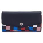 Nautica Money Manager RFID Women’s Wallet Clutch Organizer, Black Multicolour