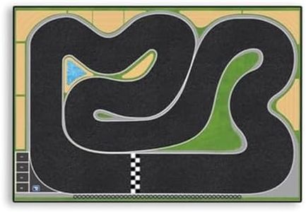 OBIOCKIDAY 1/32 1/43 1/58 1/64 1/76 RC Cars Track, 1200X800MM_BZ3126 Race Track, RC Drift Car Track Hobby Remote Control Cars Racing Track, Toy Gift for Adults
