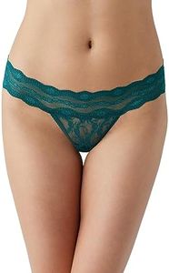 b.tempt'd by Wacoal Women's Lace Kiss Thong Panty, Spruced-up, Medium