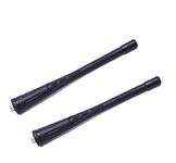 RENMAX Antenna for Two Way Radio Walkie Talkie UHF 400-470 MHz Black (Pack of 2)