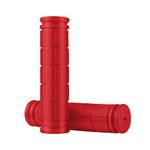 Bike Handlebar Grips, MSDADA Non-Slip Soft Rubber Bicycle Handle Grips for BMX MTB Scooter Kids Bike Mountain Road Bike Boys Girls Bike(Red)