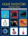 Home Inventory Record Book: Keep Track of Household Property, Insurance list, warranty & product service. Household Belonging Log Book, Organizer & ... For Homeowners. Home Property System Notebook