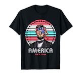 Mens Womens Shirt Lincoln America Fuck Yeah Vintage T-Shirt