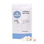 Proto-Col Collagen and Hyaluronic Acid Strong Supplement with Vitamin A, C and D | Stronger Hair and Nails with Skin Plus | 30 Day Supply of 90 Capsules | Bovine Collagen Tablets for Women