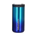 MYBURRGH Vacuum Insulated Hot & Cold Double Wall Thermosteel Travel Mug, Blue 400 ml Coffee Mug…