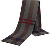 NX-Men's winter plaid scarf windpro