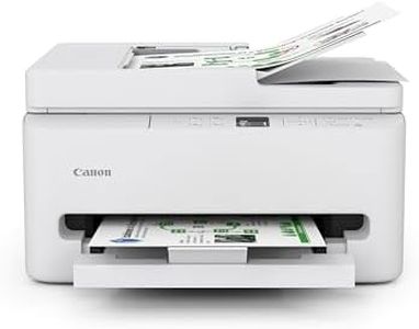 Canon PIXMA TR7120 Wireless Color Inkjet Printer for Duplex Printing, White – Home Printer with Copier/Scanner, Auto Document Feeder, Compact Design, Intuitive Control Panel