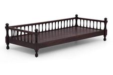 SS WOOD FURNITURE Sheesham Wood Diwan Cum Bed (Day Bed, Brown), Single