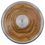 Champion Sports 1.0KW Sport Competition Wood Discus, 1.0 kg