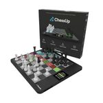 ChessUp 2 - Electronic Chess Board by Bryght Labs - Built-in WiFi, Chess Engine - Includes Chess Set TouchSense Pieces - Light Up Smart Chess Board - with AI, Lessons, Wireless Play & Companion App