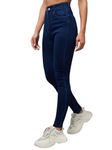 Miss Chase Women's Skinny High Rise Regular Stretchable Denim (Plus Size) Jeans (MCAW17DEN02-03-320-30, Presidential Blue, 30)