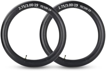 GICOOL 2.75/3.00-19” (70/100-19) Dirt Bike Replacement Inner Tubes, 2 Pack with TR4 Valve Stem, Fits for Motorcycle, Dirt Bike, Pit Bike and More